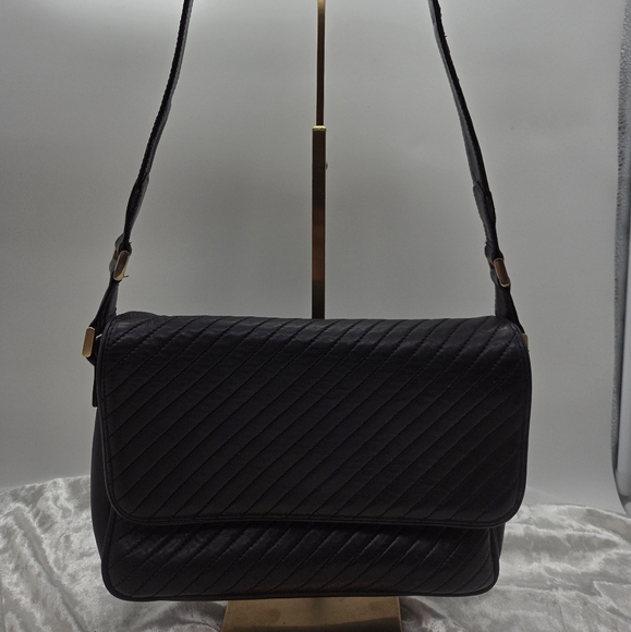 Yves Saint Laurent Crossbody Unisex Leather Bag With Free Jewelry Or Unisex
